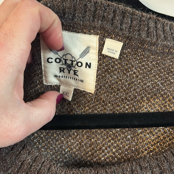 NWT cotton & rye western cowgirl sweatshirt - Picture 4 of 4